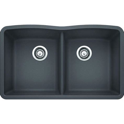 blanco double bowl undermount sink